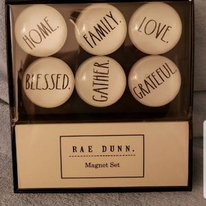 Rae Dunn Magnet set Blessed, Grateful, Gather, etc